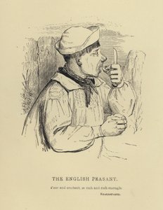 Kenny Meadows: Il contadino inglese (incisione) da Joseph Kenny (after) Meadows
