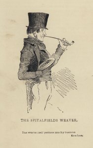 Kenny Meadows: Il Tessitore di Spitalfields da Joseph Kenny (after) Meadows