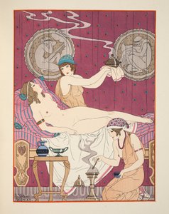Fumigazioni aromatiche, illustrazione da 