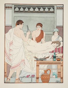 Esame ginecologico, illustrazione da 