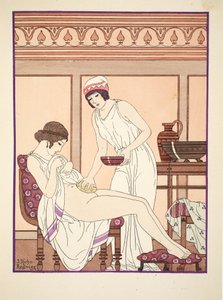Bagno di spugna, illustrazione da 