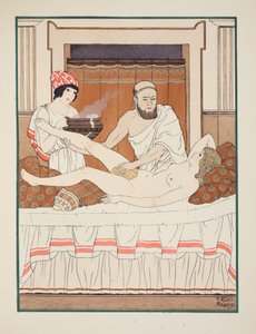 Bagno di spugna, illustrazione da 