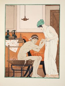Bagno di vapore, illustrazione da 