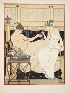 Ci siamo abbuffati di uva e fichi meno, illustrazione da 