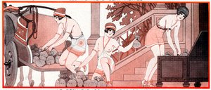 Il Prix de Diane - Risultati completi delle corse - illustrazione da la Vie Parisienne, 1927 da Joseph Kuhn Regnier