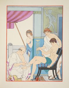Soldato ferito, illustrazione da 
