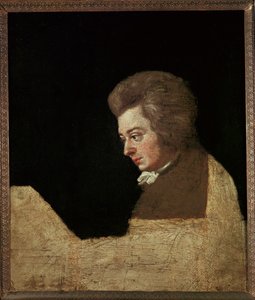 Wolfgang Amadeus Mozart ... (olio su tela) da Joseph Lange