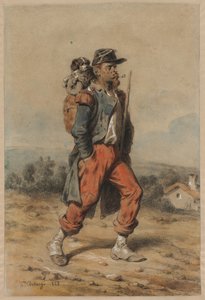 Soldato con cane, 1853