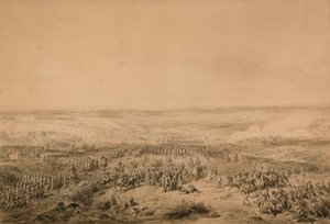 La battaglia di Ocana, c.1844 da Joseph Louis Hippolyte Bellange