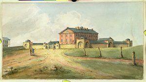 Hyde Park Barracks, Sydney, c.1820 da Joseph Lycett