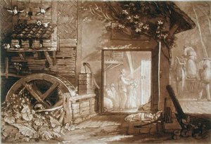 Mulino di Penbury, Kent, inciso da Charles Turner (1773-1857) pubblicato nel 1808 da Joseph Mallord William (after) Turner