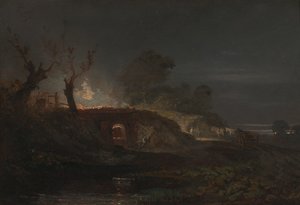 Fornace di calce a Coalbrookdale da Joseph Mallord William Turner