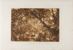 Esaco ed Esperie, tavola 66 da Liber Studiorum da Joseph Mallord William Turner