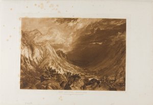 Ben Arthur, tavola 69 da Liber Studiorum da Joseph Mallord William Turner