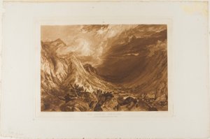 Ben Arthur, tavola 69 da Liber Studiorum da Joseph Mallord William Turner