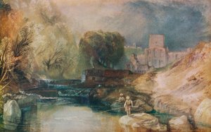 Prioria di Brinkburn, Northumberland, c1830