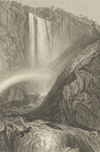 Cascata di Terni, c.1820 da Joseph Mallord William Turner