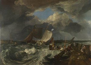 Il molo di Calais da Joseph Mallord William Turner