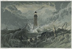 Faro di Eddystone, costruito sulla roccia di Eddystone dall