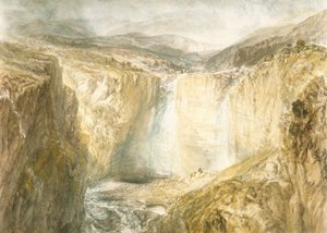 Cascata del Tees, Yorkshire da Joseph Mallord William Turner