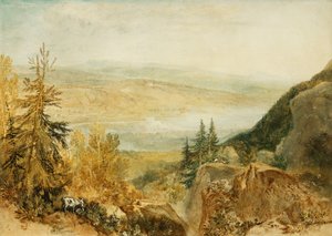 Farnley Hall da sopra Otley da Joseph Mallord William Turner