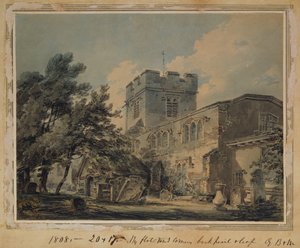 Chiesa di Finchley, 1801 da Joseph Mallord William Turner