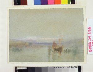 Barche da pesca calme al largo di Le Havre da Joseph Mallord William Turner