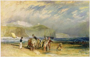 Porto di Folkestone e costa fino al Devon, c.1830