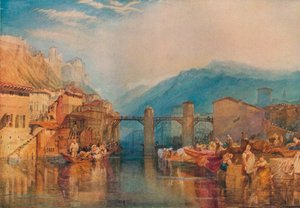 Ponte di Grenoble, 1824 da Joseph Mallord William Turner