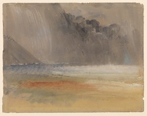 Nube temporalesca accumulata su mare e terra, 1835 - 1840 circa da Joseph Mallord William Turner