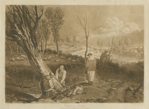 Siepi e fossati, c.1860 da Joseph Mallord William Turner