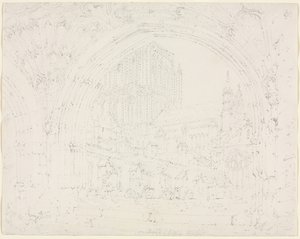 Cattedrale di Hereford da Joseph Mallord William Turner
