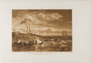 Castello e città di Inverary, tavola 65 da Liber Studiorum da Joseph Mallord William Turner
