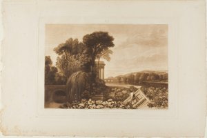 Iside, tavola 68 da Liber Studiorum da Joseph Mallord William Turner