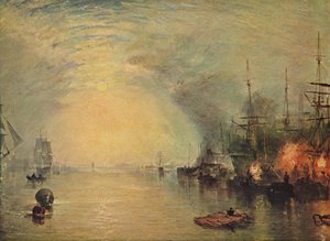 Keelmen che caricano carbone al chiaro di luna da Joseph Mallord William Turner