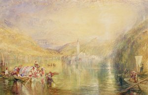 Kussnacht, Lago di Lucerna, Svizzera da Joseph Mallord William Turner