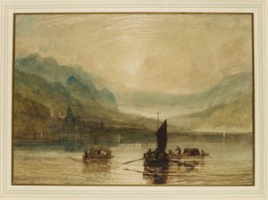 Lago di Brienz, chiaro di luna da Joseph Mallord William Turner
