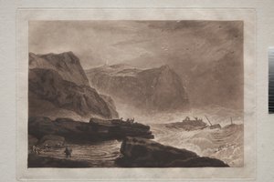 Liber Studiorum: Costa dello Yorkshire, vicino a Whitby da Joseph Mallord William Turner
