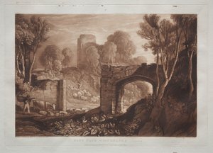 Liber Studiorum: Porta Est, Winchelsea, Sussex da Joseph Mallord William Turner