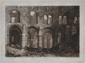 Liber Studiorum: Cattedrale di Holy Island da Joseph Mallord William Turner