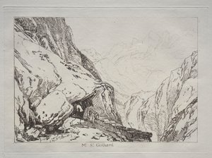 Liber Studiorum: Monte San Gottardo da Joseph Mallord William Turner