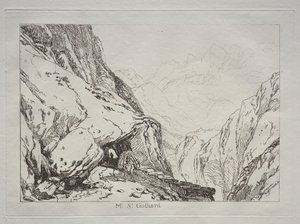 Liber Studiorum: Monte San Gottardo da Joseph Mallord William Turner