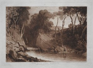 Liber Studiorum: Vicino a Blair Athol, Scozia da Joseph Mallord William Turner