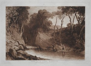 Liber Studiorum: Vicino a Blain Athol, Scozia da Joseph Mallord William Turner