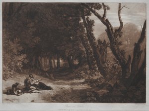 Liber Studiorum: Procri e Cefalo da Joseph Mallord William Turner