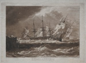 Liber Studiorum: Navi in una brezza da Joseph Mallord William Turner