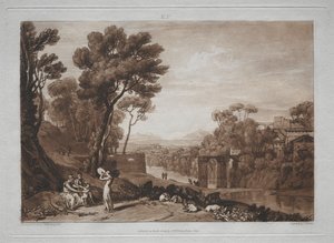 Liber Studiorum: La donna e il tamburello da Joseph Mallord William Turner