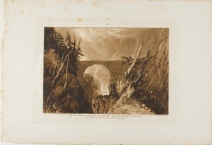 Il Ponte del Diavolo, tavola 19 del Liber Studiorum