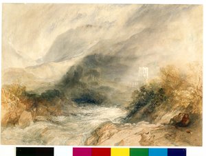 Abbazia di Llanthony, Monmouthshire da Joseph Mallord William Turner