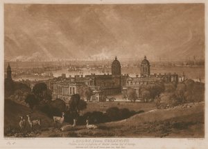 Londra da Greenwich da Joseph Mallord William Turner